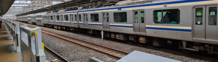 市川駅ホーム