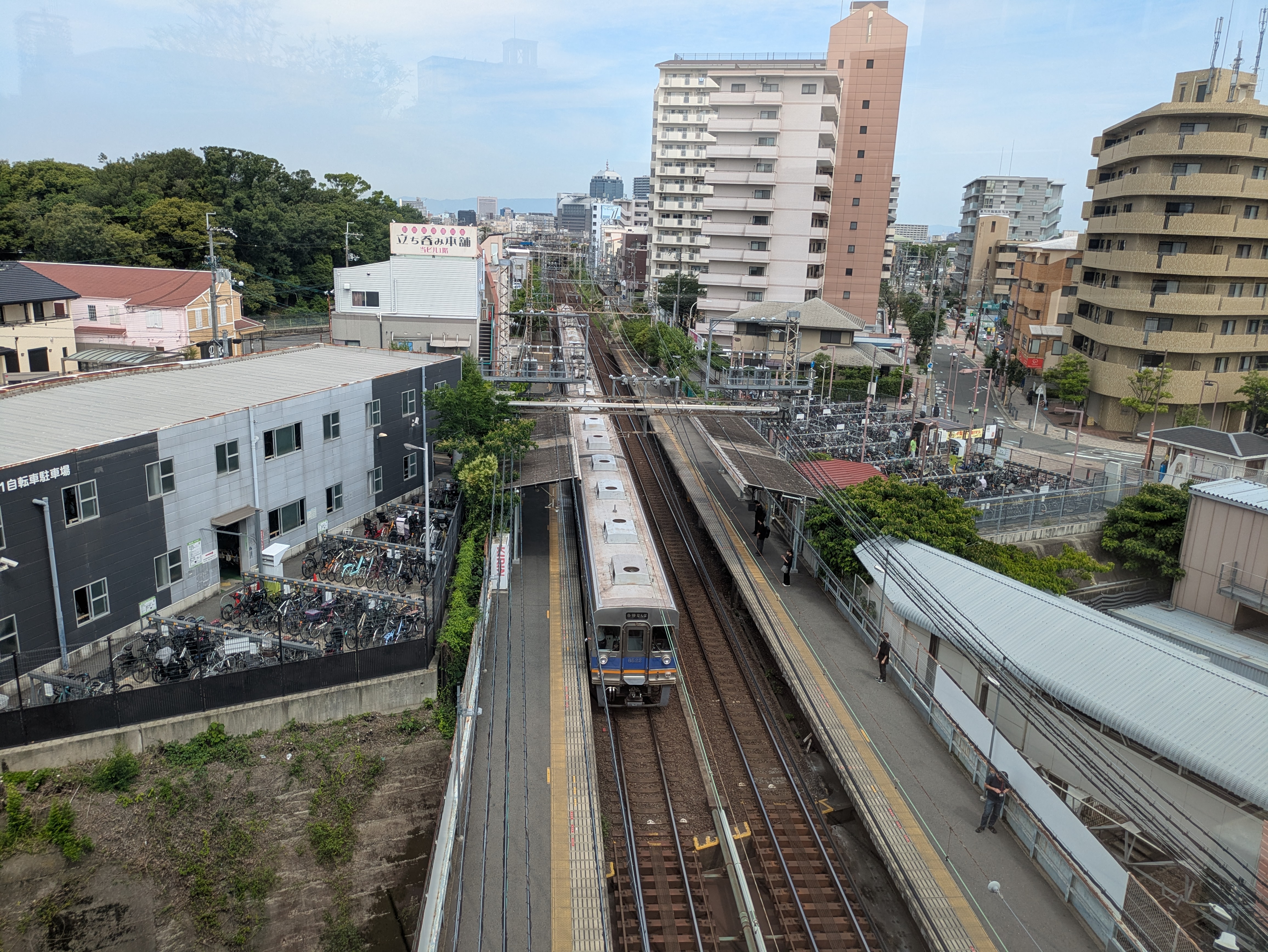 みくにん広場のトレインビュー