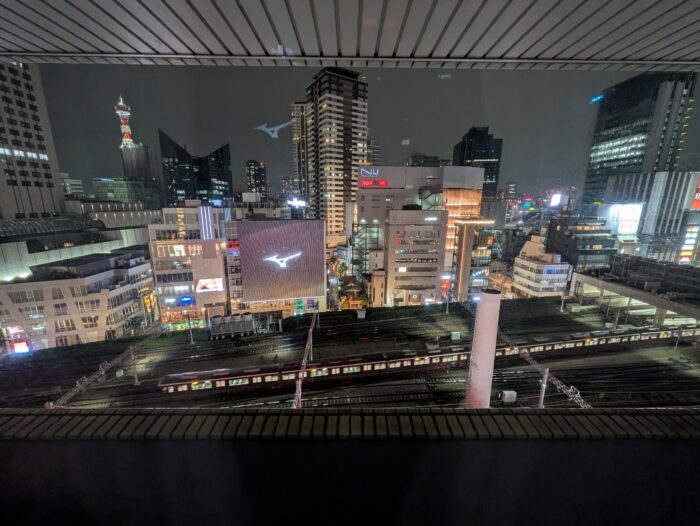 新阪急ホテルアネックスの夜景