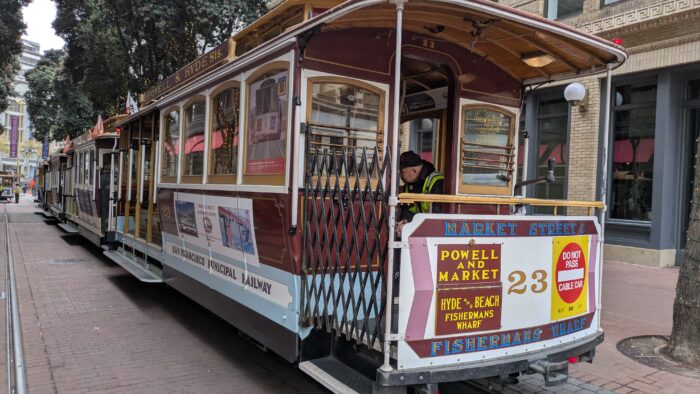 サンフランシスコのケーブルカー