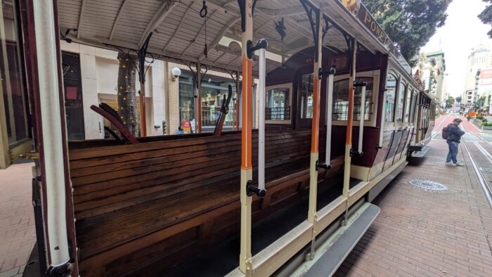 サンフランシスコのケーブルカーのグリップ