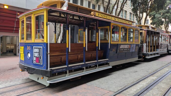 サンフランシスコのケーブルカーの車両