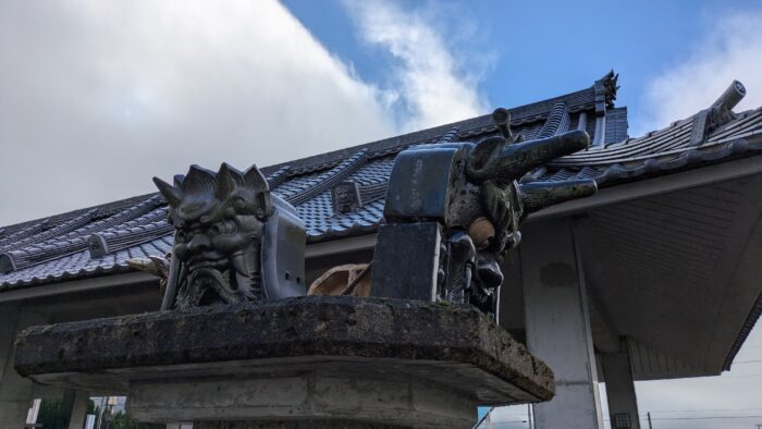 鬼瓦公園の鬼瓦