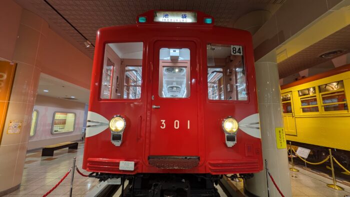 地下鉄博物館の丸の内線301号車