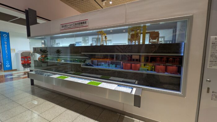 地下鉄博物館のシールド工法