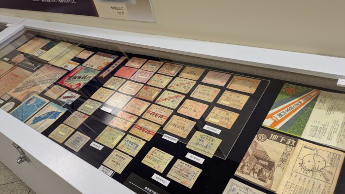 【特別展】くらしを運んだ東京地下鉄道の切符展の展示がすごい