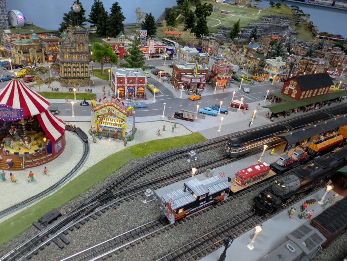 ハワイアンレイルウェイミュージアムのジオラマ