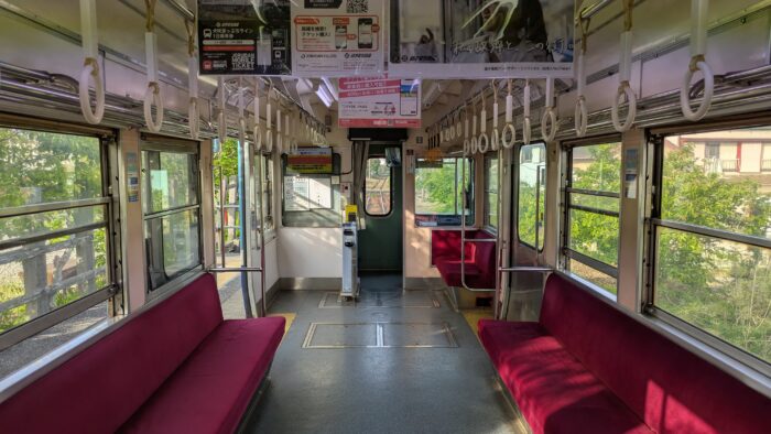 銚子電鉄3000形の車内