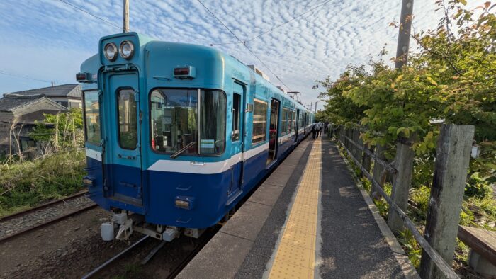 銚子電鉄の外川駅