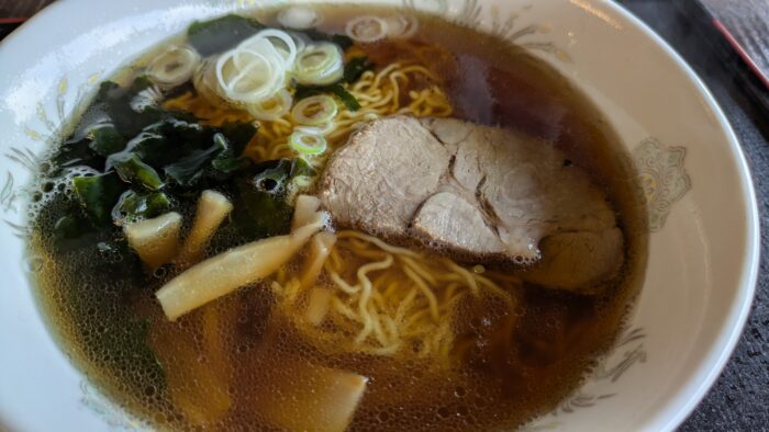 花りんごの醤油ラーメン