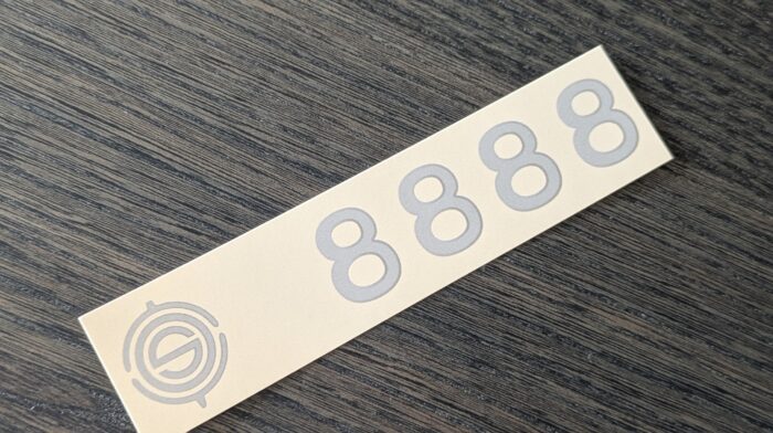 京成電鉄888切符のステッカー